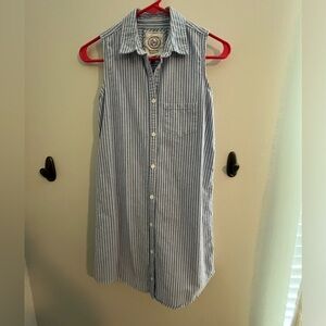 Denim style cotton dress - cute for the beach!